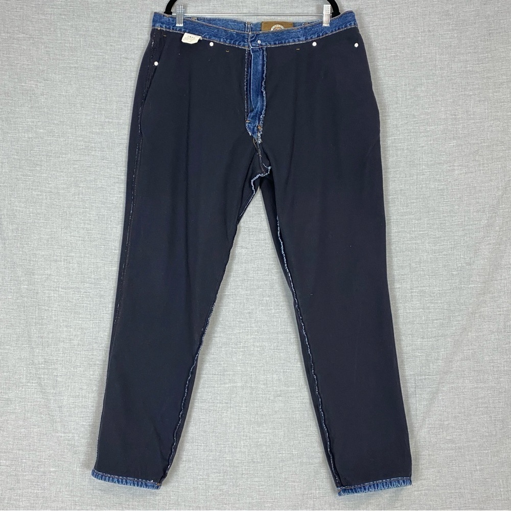 Windriver Fleece Lined Jeans 40X32 100% Cotton Relaxed Fit Tapered - Picture 5 of 14